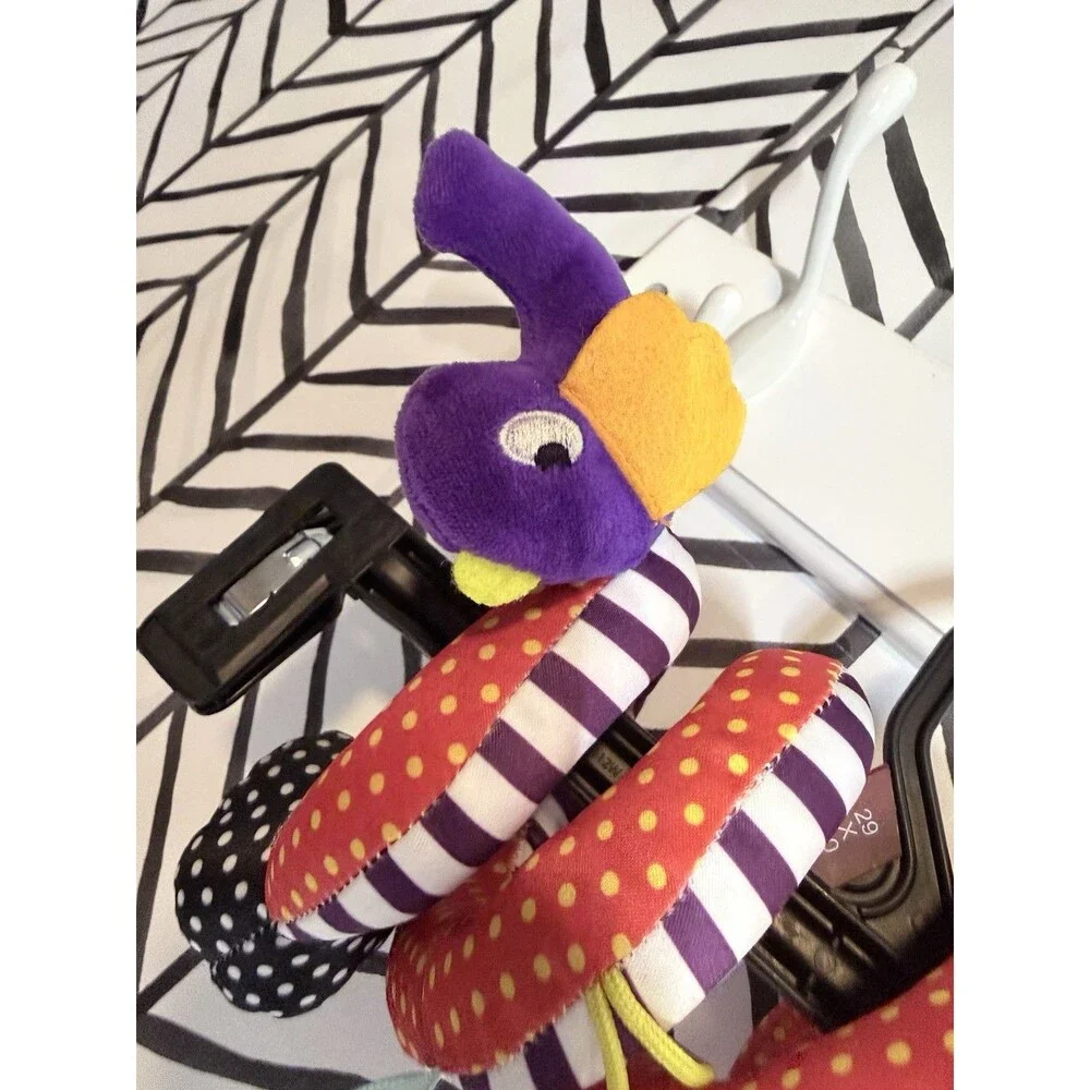 Mamas & Papas Multicolor Hanging Rattles Car Seat Wrap Hanger Baby Toy 6041